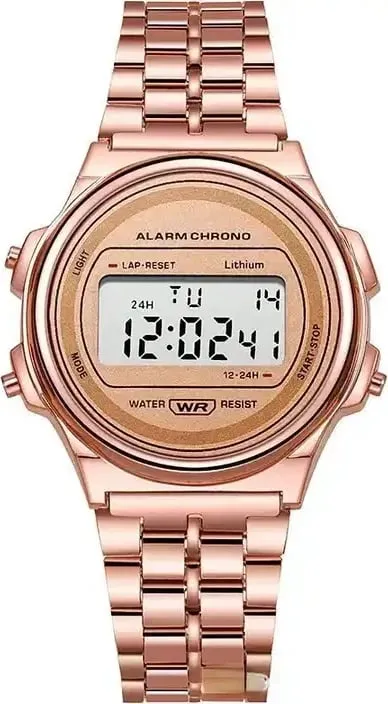 Orë dore digjitale unisex 2519, rosegold - 1