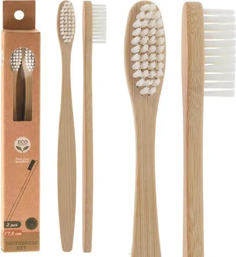 Set furça për dhëmbë 042876, 2 copë, krem - 1