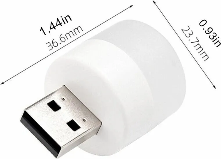Llambë me USB MY-07, e bardhë - 1