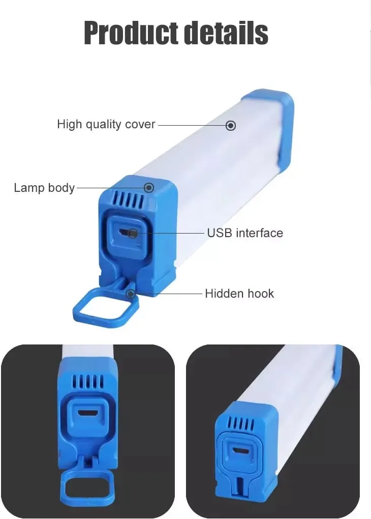 Llambë rimbushëse me USB, UN3481, 40W, 30cm - 4
