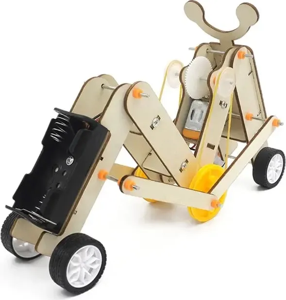 Loder edukative prej druri, ndërtimi i robotit ,për fëmijë - 4