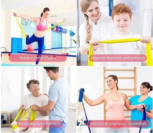 Shirit elastik për stërvitje, i verdhë, SE2 - 3