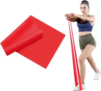 Shirit elastik për stërvitje, i kuq, SE3