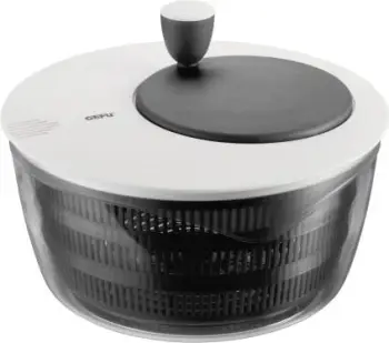 Tharëse sallate Gefu Rotare, 3 l, plastike, e bardhë