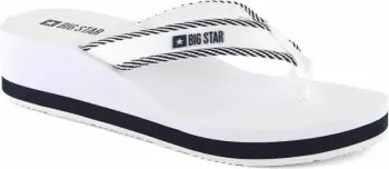 Flip-flops Big Star femra, të bardha