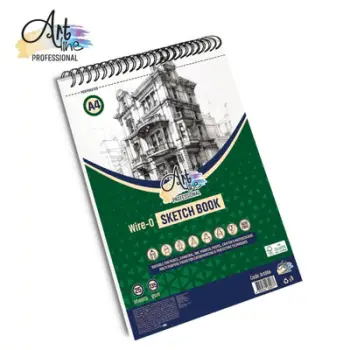 Osh Bllok Me Spirale A4 25Fl 135Gsm Extra White Fsc Portrait Art086