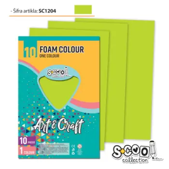 Osh Leter Dekoruese Neon Gjelber 20X30Cm 1/10 Sc1204