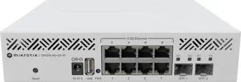 Switch Mikrotik CRS310-8G+2S+IN 10p, 2.5G, Multigigabit, 10G, i bardhë