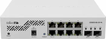 Switch Mikrotik Cloud Smart CSS610-8G-2S+IN