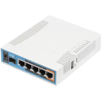 Router MikroTik hAP ac, 500 Mbit/s, PoE, Bardhë