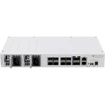 Switch MikroTik CRS510-8XS-2XQ-IN, L3, Fast Ethernet (10/100), PoE, Bardhë