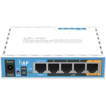 Router MikroTik hAP RB951Ui-2nD, PoE, Bardhë