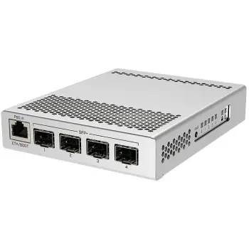 Switch MikroTik CRS305-1G-4S+IN, Managed, Gigabit Ethernet (10/100/1000), PoE, Bardhë