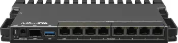 Router MIKROTIK RB5009UPr+S+IN, 8x PoE-in/PoE-out, 1x 2.5GbE, 7x 1GbE, 10G SFP+, USB 3.0, zi