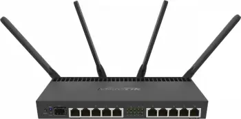 Router gigabit Mikrotik RB4011iGS+5HacQ2HnD-IN, 10x Gigabit, SFP+ 10Gbps, WiFi AC2000 dual-band, i zi