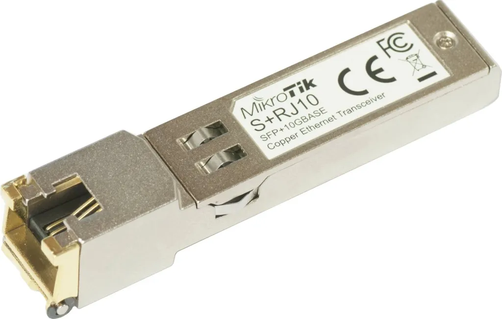 Moduli i Rrjetit MikroTik S+RJ10, Shpejtësi Transmetimi 10Gbps - 1