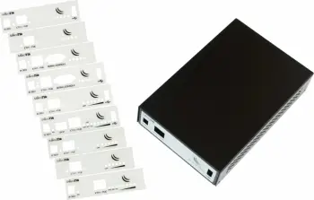 Kasë MikroTik CA411-711, Alumini, e zezë