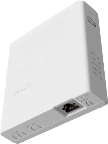 PoE injector MikroTik GPEN me SFP, Gigabit Ethernet, 10,100,1000 Mbit/s, Bardhë