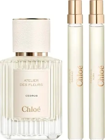 Set për femra Chloe Ateiler Des Fleurs Eau de Parfum Cedrus, 50ml + Jaminum Sambac, 10ml + Magolia Alba, 10ml
