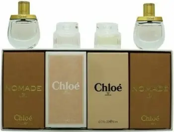Set mini Chloé, EDP Chloé 5 ml + EDT Chloé 5 ml + EDP Nomade 5 ml + EDT Nomade 5 ml
