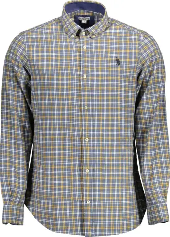 Këmishë U.S. POLO long sleeve meshkuj, blu