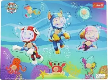 Puzzle druri për fëmijë Trefl PREMIUM Paw Patrol 16316, shumëngjyrëshe