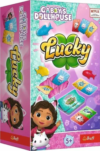Loja me letra Trefl Lucky Gabbys Cat House, për fëmijë, shumëngjyrëshe