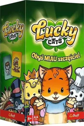 Loja me letra Trefl Lucky Cats, familjare, mbi 5 vjeç, shumëngjyrëshe
