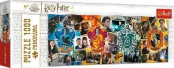 Puzzle Trefl Four Hogwarts Houses, 1000 copa, panoramik, shumëngjyrësh