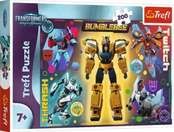 Puzzle Trefl Transformers Hasbro 13300, 200 pjesë, shumëngjyrësh