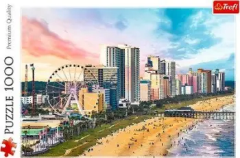 Puzzle Trefl Myrtle Beach California USA, 1000 copë, 68 x 48 cm