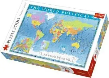 Puzzle Trefl Harta politike e botës, 2000 elemente