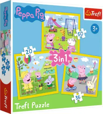 Puzzle 3në1 Trefl, 20 x 36 x 50 pjesë