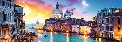 Puzzle Trefl Grand Canal Venice, 1000 elemente - 2