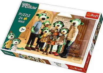 Puzzle Trefl Treflik Family Portrait, 24 pjesë, Maxi, shumëngjyrësh