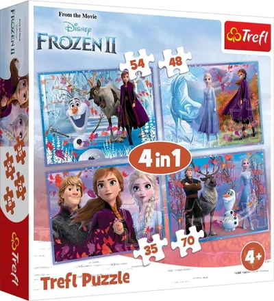 Lojë Puzzle 4në1 Trefl - Frozen 2 - 1