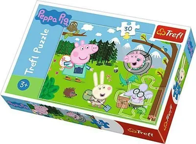 Puzzle Trefl Peppa Pig Forest Expedition, 30 elemente - 1