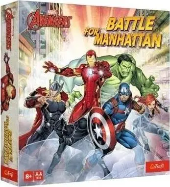 Loja shoqërore Trefl Battle for Manhattan, strategjike, Avengers, shumëngjyrëshe