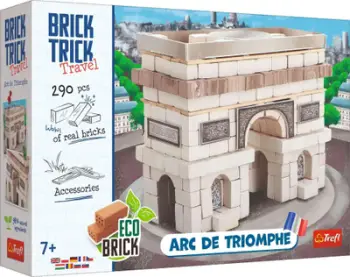Set ndërtimi Trefl Build with Bricks Triumphal Arch ECO, Harku Triumfal, tulla natyrale, multicolor