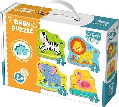 Lodër Baby Classic - Kafsha në safari - 1