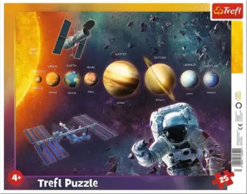 Puzzle Trefl Frame Puzzle - Sistemi Diellor, 25 elemente