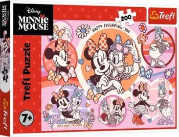Puzzle XXL Trefl Minnie Mouse Habits, 200 pjesë, shumëngjyrësh
