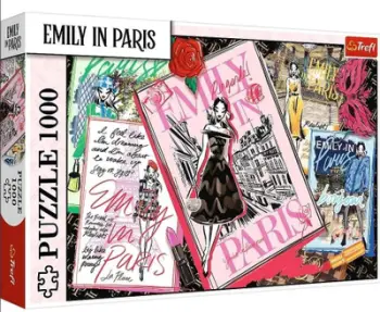 Puzzle Trefl Emily in Paris Fashion Magazine, 1000 pjesë, për të rritur, shumëngjyrësh