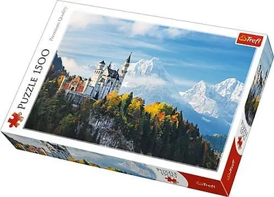 Puzzle Trefl Bavarian Alps, 1500 pjesë, shumëngjyrësh - 1