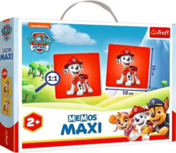 Lojë memorie Trefl Memo Maxi Paw Patrol, 48 pllaka, 3+