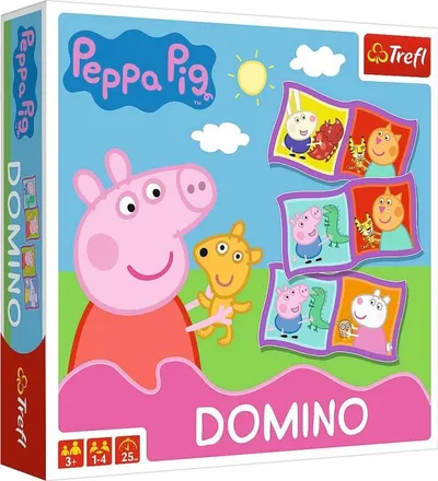 Lojë Domino Trefl Peppa - 1