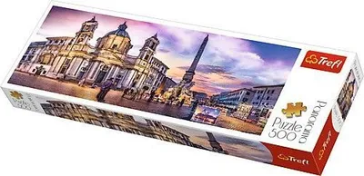 Puzzle Trefl: Piazza Navona, Rome (GXP-645437), 500 elemente - 1