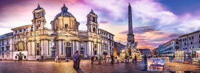 Puzzle Trefl: Piazza Navona, Rome (GXP-645437), 500 elemente - 2