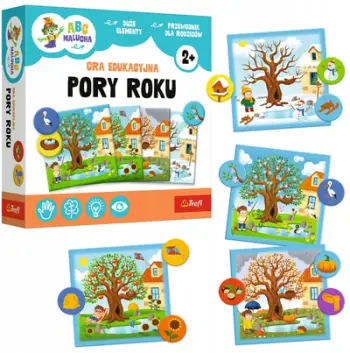 Loja edukative Trefl Seasons ABC Toddler, për fëmijë 2+, shumëngjyrëshe