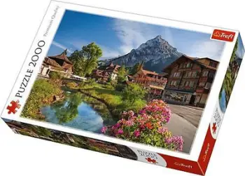 Puzzle Trefl Alps in Summer, 2000 pjesë, 96x68 cm, shumëngjyrësh